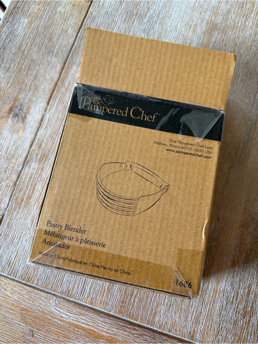 The Pampered Chef Pastry Blender - Stainless Steel New in Box